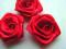 MEGA DUŻE  atłasowe róże- czerwone     MM-7