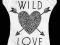 FIRMOWA tunika serce w panterkę ...wild love... S