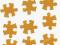 SCRAPKI PUZZLE 2,5 CM OKAZJA 50 SZT