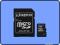 Karta microSDHC 4GB KINGSTON z adapterem. (Nowa).