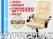 FOTEL Z MASAZEM DREWNO SKORA DUZY WYGODNY + GRATIS