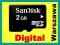 Micro SD 2GB SanDisk NIEZAWODNA *SKLEP W-WA* PROMO