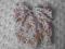 broszka kokardka w kwiatki kokarda kwiaty NOWA