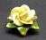 Kwiat porcelanowy- wizytownik stołowy...Volkstedt