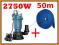 POMPA + 50m wąż do szamba wody brudnej ścieków