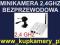 MINIKAMERA BEZPRZEWODOWA 2,4 GHZ,  2 x 2 cm