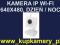 KAMERA IP WI-FI, DZIEŃ/NOC, 640 x 480, JAKOŚĆ