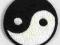Aplikacja, naszywka Yin Yang termo