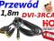 1 Przewód kabel DVI 3x RCA 1,8m GOLD PC TV Sony LG