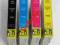 4 x do EPSON T0551-T0554 R240/R245/RX420/RX425