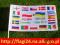 FLAGA EURO 2012 - 300x150cm FLAGI EURO2012