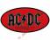 Naszywka AC/DC -logo-  owalne  ORYGINAŁ