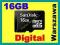 Micro SDHC 16GB SanDisk Class 4 *SKLEP W-WA* PROMO