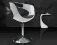 Fotel White Black Style białe czarny design Modo