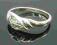 pierścionek srebrny srebro 012 cyrkonie cyrkonia