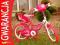ROWER 16" RÓŻOWY SWEET GIRL+FOTELIK KURIER24h