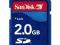 Karta pamięci SanDisk SD 2 GB SKLEP /VAT