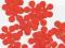 SCRAPKI KWIATY KWIATKI 2,5 CM OKAZJA 50 SZT