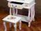 Galeriada24    Stolik + taboret kwiatowy V-B041