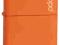 zapalniczka ZIPPO 231 ZL ORANGE MATTE LOGO W-wa