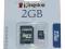 microSD 2GB Nokia E75 E90 N75 N76 N77 N78 N79 N81