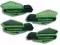 Osłony na ręce PowerMadd green/black Kawasaki