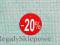 ETYKIETY "-20%" - MAŁE KÓŁKA - TANIO