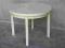STÓŁ OKRĄGŁY l.20 stolik ECRU kremowy stoły biały