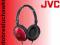 Słuchawki JVC HA-S600 czerwone i białe