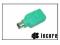 Adapter Incore USB - PS/ 2 (USB AF - 6PIN M)