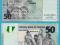 Nigeria 50 Naira 2006 papier Stan I (UNC)