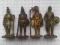 Inkowie 4 metalowe figurki