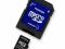 Karta pamięci TOSHIBA MicroSD HC 4Gb + adapter SD