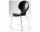 Krzesła Style skóra naturalna czarne meble Modo