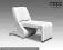 Leżanka Relaxi biała pufa fotel deisgn meble Modo