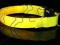 obroza swiecaca led yellow 60cm migajaca dla psa