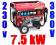 AGREGAT PRĄDOTWÓRCZY GENERATOR 7500W 230V 400V AVR