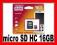 Karta pamięci GOODRAM microSD HC 16GB + adapter SD