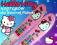 Hello Kitty HEAD narty + wiązania 97cm GIRL BOW