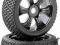 Koła buggy 2szt 1:8 czarne 6r off road 17mm