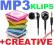MP3 cienki KLIPS micro sd do 8gb +CREATIVE EP630