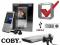 ODTWARZACZ MP4 COBY eBook MP767 USB RADIO 4GB ALU
