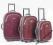 KOMPLET 3w1 ŁADNE WALIZKI PODRÓŻNE10kolorów