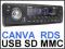 CANVA CN 7601 MP3 WMA USB SD RDS PANEL 4X60W [B256