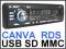 CANVA N 7602 MP3 WMA USB SD RDS PANEL 4X60W [B199