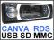 CANVA N 7626 MP3 USB MMC SD PANEL RDS 4X60W [B196