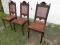 3 krzesła eklektyczne XIXw