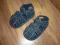 SUPER granatowe sandałki WIOSNA LATO LEKKIE 6-9M