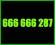 666 666 287  MEGA ZŁOTY NUMER PLAY SPRAWDŹ INNE FV