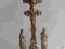 Krzyż krzyżyk krucyfiks z figurkami Świętych